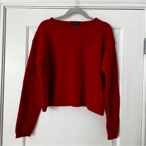 Vintage J Crew Cropped Wool Sweater